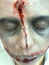 MagdalenaPawlikmakeupartist Zombie,rana postrzałowa