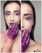 P_Koszewska_Makeup Metallic Violet
