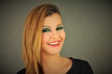 allaboutagatsi Green & Orange Makeup 
Model: Klara Kwapisz 