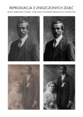 Krzyztovka Reprodukcja zdjęć moich pradziadków. Na górze zdjęcie z 1923 roku. Na dole ze ślub z 1921 roku.