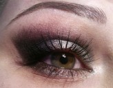 makeismylove                             Czarno-srebrne smokey eyes             