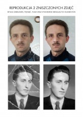 Krzyztovka Rekonstrukcja i powiększenie zdjęć portretowych mojego wujka i mojego dziadka.