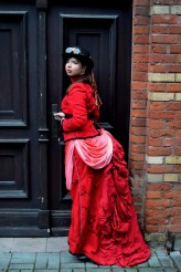 CzarnyKotSylwia Steampunkowa suknia wzorowana na wiktoriańskich. 