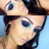 ewela393                             blue smokey, eye, makeup            