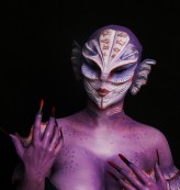 Kamila_Kawala Charakteryzacja/Bodypainting  "Obcy".
