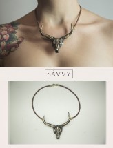 SAVVYjewellery mosiądz // naszyjnik