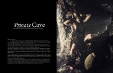 urzedowski                             Private Cave - czyli prywatna jaskinia z szamanką w środku, w którą wcieliła się Agnieszka Kuchnia, to temat zdjęć, majowego wydania magazynu Elegant. Autorem zdjęć jest Marcin Micuda, makijaż wykonała Martyna Myceliwiecka.             