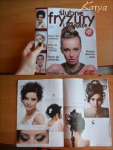 Katarzyna_visage Moja praca w gazecie Fryzury i makijaże ślubne najnowszy numer i może nie główna Pani ale na okładce jest moja czarnulka :)
