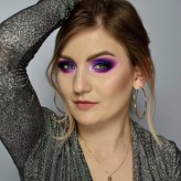 AniquaMakeup Tegorocznym tematem mistrzostw makijażu beauty forum był ultra violet. Postanowiłam również pokazać swoją interpretację.