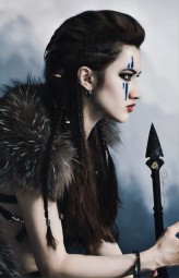 Elly The war is never over... 
Model, photographer, makeup, stylization: Dante Heks