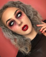 dollygirlmakeup                             charakteryzacja halloweenowa            