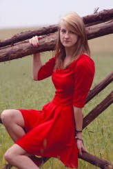 AciaNadolska Czerwona sukienka