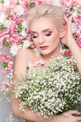 GabrielaMakeup Edytorial  "BLOOMING ORCHARD in the spring rain"