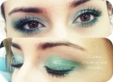 Karolina_Kuzian Green smokey eyes ....