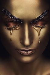 anmakeup Gold face
Photo: Greg Moment
Model: Alina Płaczek
