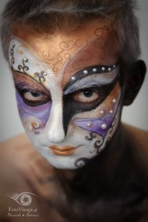 MobilnyMakeUp Makijaż karnawałowy inspirowany maskami weneckimi :)