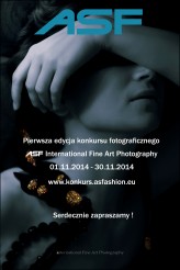 REDASF Zapraszamy do udziału w konkursie fotograficznym.
Wygraj publikację w dwumiesięczniku 
ASF International Fine Art Photography!