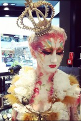 nizangamakeup Kostium i bodypainting w ramach akcji MAKE UP FOR EVER w Sephora CH Klif Gdynia