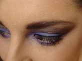 Make_UP_by_Skowron fiolet połączony z brązem