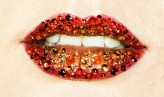 Magiami #makijaz #bizuteryjny #makeup #redlips #swarovsky #crystals #glitter 