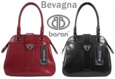 torebki_baron torebka Bevagna, w kolorach bordowym i czarnym dostępna jest w sklepie e-Baron.pl