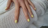 kittykim Manicure hybrydowy - kolor banana.