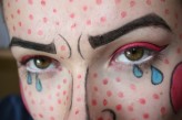 HelenaNitkiewicz Geometryczny makijaż w stylu pop art
