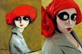 KajaWieckus Bodypainting na podstawie obrazu .
Kees van Dongen "le coquelicot"
