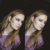czerwonowlosa_makeup graficzna kreska/ make up trends