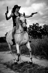 vida_nueva Ada & Gabira
"Don't flatter yourself COWBOY. I was looking at your HORSE." 