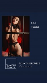 GlamourFrames ✨ Przedstawiamy modelkę: Lila! @liladkot ✨
Zbliżający się Plener Fotograficzny – Autorski Plener Aktowy Pałac Piszkowice 26-27
kwietnia 2025 to doskonała okazja, by pracować z niezwykłą modelką, jaką jest Lila –
piękna i doświ