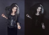 photoedit                             before & after Digital Art Photoshop
Inspired by Bellatrix Lestrange from Harry Potter movie 
model: http://anettfrozen.deviantart.com/art/Anett-Frozen-as-Bellatrix-Lestrange-371772497

good quality: http://effss13.deviantart.com/art/Before-A            