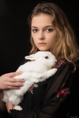 LuSonia Dama z królikiem