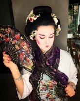 MakeupByMirek makijaż etniczny Geisha