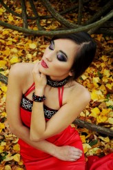 Isabella_makeup                             Mocny dramatyczny makijaż :) Stylizacja też wybrana przeze mnie :)            