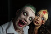 perfekcyjnieniedoskonala                             Charakteryzacja halloween Joker & Wonderwoman            