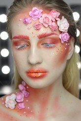 Paulina_piegat_paint_me_up Makijaż artystyczny wykonany na zajęciach w Pro Makeup Academy
