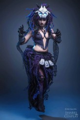 Issabel_Cosplay Stylizacja własnego projektu i wykonania, inspirowana postacią Kindred z gry League of Legends