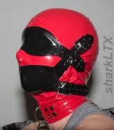 sharkLTX latex , hood ,mask,