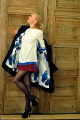 luxerosss Współpraca z salonem mody Anna Krzyżanowska zaowocowała powstaniem tej jedwabnej tuniki