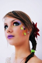 breathe_me Kolorowy makijaż tematyczny oddający świeżość i ciepło lata ;)