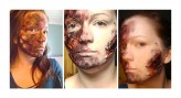 dayama silicon, fake blood, face paints