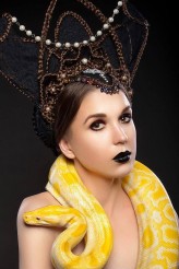 LadyP                             
Make up: Katarzyna Malmon
Key Make up: Klaudia Utnicka / MUBU Kursy
Fotograf: Miroslaw Greluk / MUBU Kursy
Nakrycia głowy: Patrycja Pijanka ( Dream Team)             