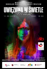 SweetMarrieD                             Już 11 września w Galerii Londynek — wernisaż wystawy „Uwięziona w świetle” Bogusława Dudziaka.
To trzydzieści niezwykłych fotografii malowanych światłem… a wśród nich także kilka moich prac!
Tego dnia będzie można spotkać z            