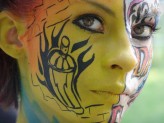 artcameleon Bodypainting wykonany na World Bodypainting Festival 2010- 5te miejsce w kategorii Facepainting