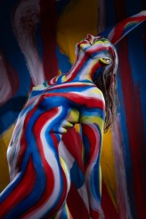 Pan_od_Bodypaintingu Title of Art: Rolem Exsequi - Perform a role
Title of Exhibition: Anima Mundi
All photographs by Damian Wagner
All paintings by Piotr Kern