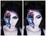 makeupiku terminator/halloween