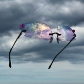 velstar MICHAEL ASMAN - SUNGLASSES "PRIDE" RECYCLED'4, WITH CRYSTALS SWAROVSKI