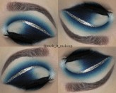 Krolska Cut crease w odcieniach granatu <3 