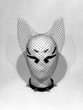 velstar                             MASK HORSEHAIR & EPIDERMIS AND CHOKER LEATHER & METAL - MICHAEL ASMAN            